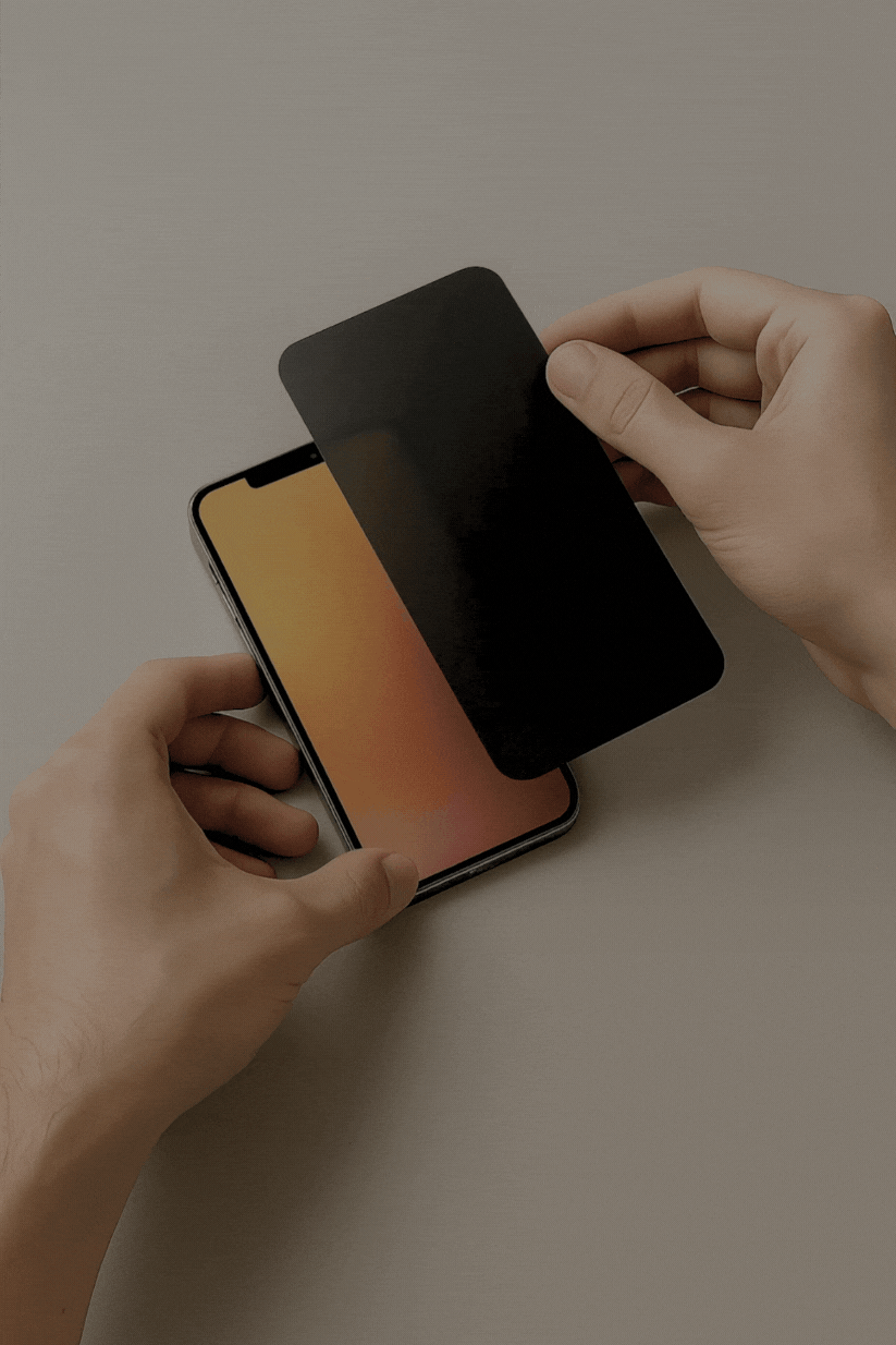 ScreenSage™ iPhone Privacy Screen Protector – Ultra Thin & 8K Quality